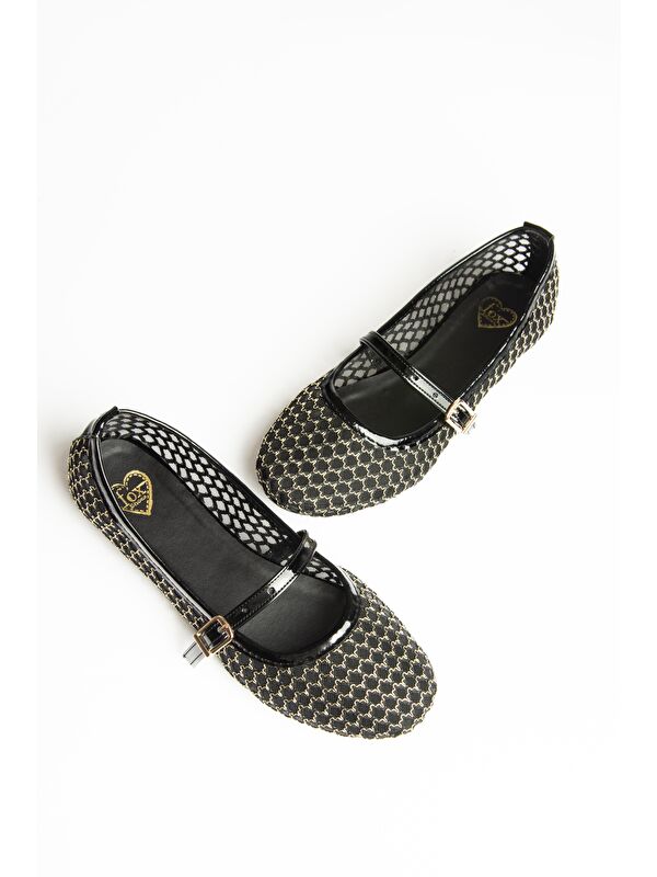 Fox Shoes Siyah Fox Shoes Babet U7269540 Kadın