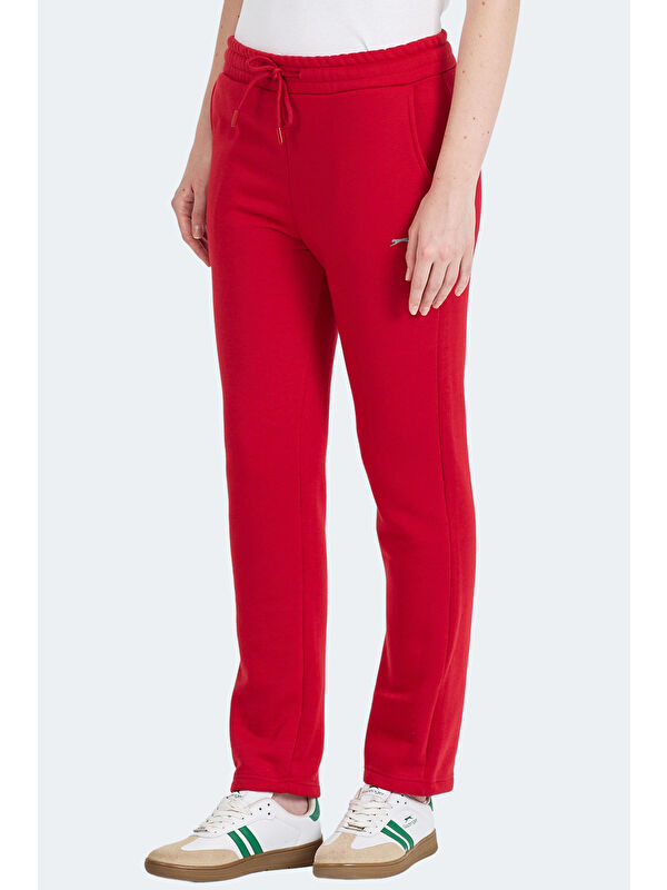 SLAZENGER MIDNIGHT I Kadın Kırmızı Eşofman Altı