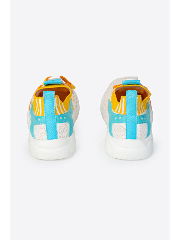 Yuvarlak Burunlu Bağcıklı Kız Çocuk Spor Ayakkabı - Görsel 5