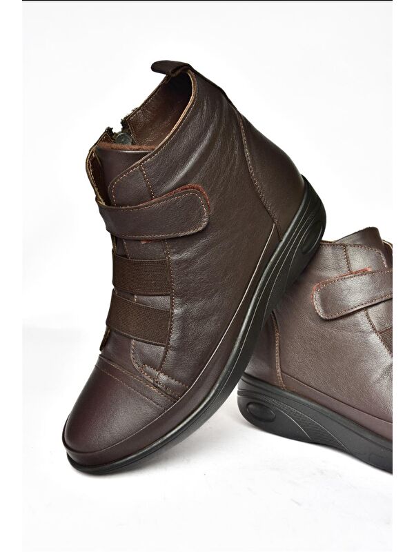 R5550011 Kahverengi Kadın Bot - Görsel 5