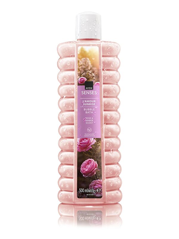AVON L'Amour Sunrise Gül ve Kehribar Kokulu Banyo Köpüğü 500 Ml.