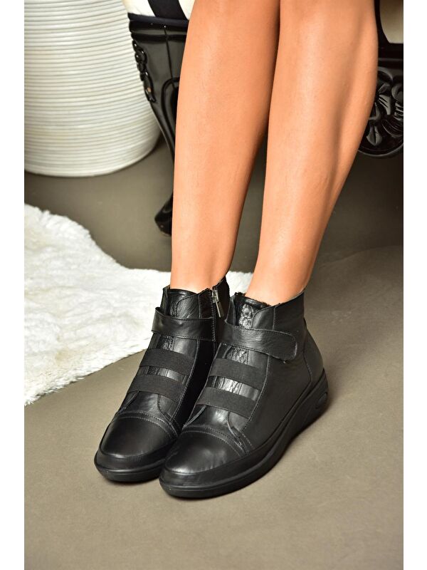 R5550011 Siyah Kadın Bot - Görsel 3