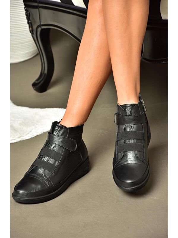 R5550011 Siyah Kadın Bot - Görsel 4