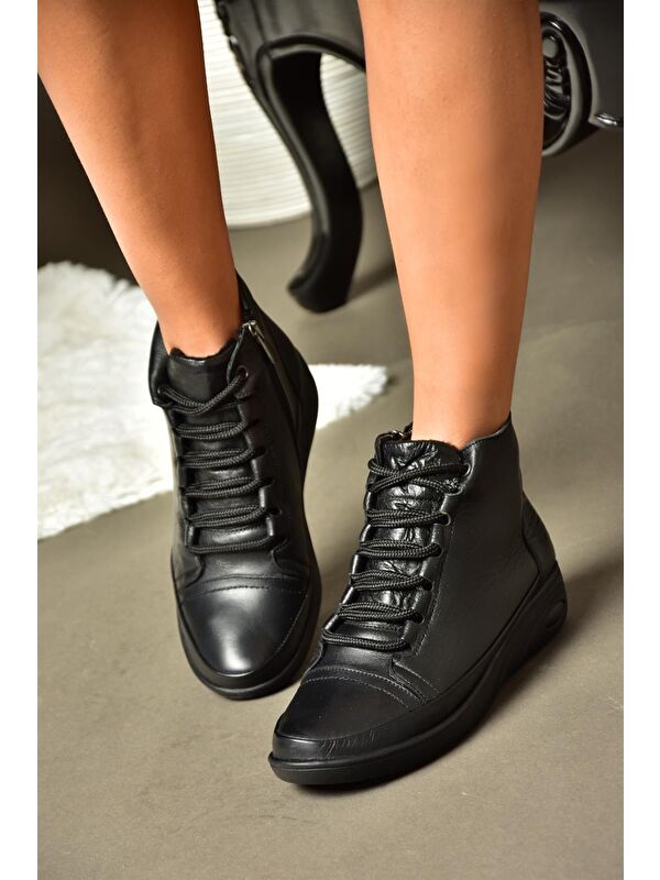 R5550010 Siyah Kadın Bot - Görsel 4