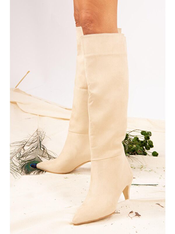 J749205302 Ten Kadın Çizme - Görsel 3