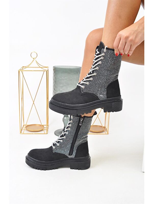 R7265436 Siyah Kadın Bot - Görsel 3