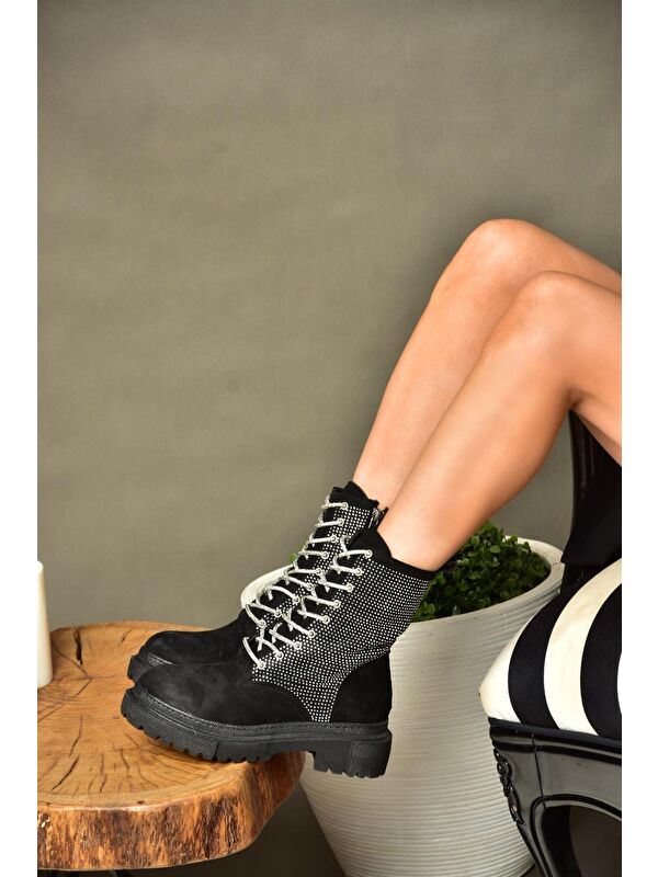 R7265436 Siyah Kadın Bot - Görsel 4