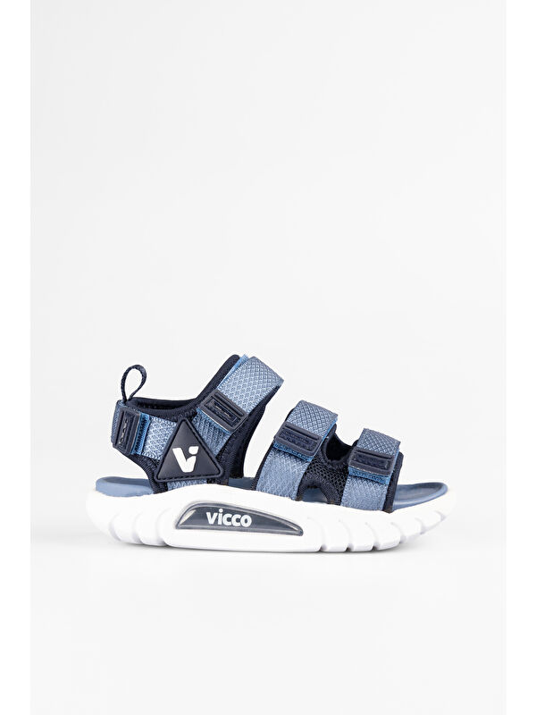 Cube Hafif Erkek Çocuk Lacivert Sandalet - Görsel 5