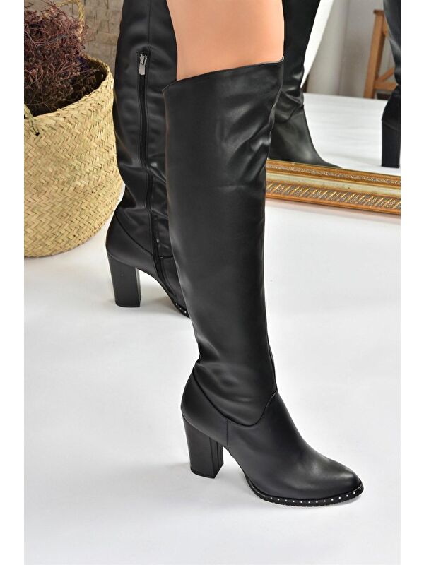 L6546180 Siyah Kadın Çizme - Görsel 3