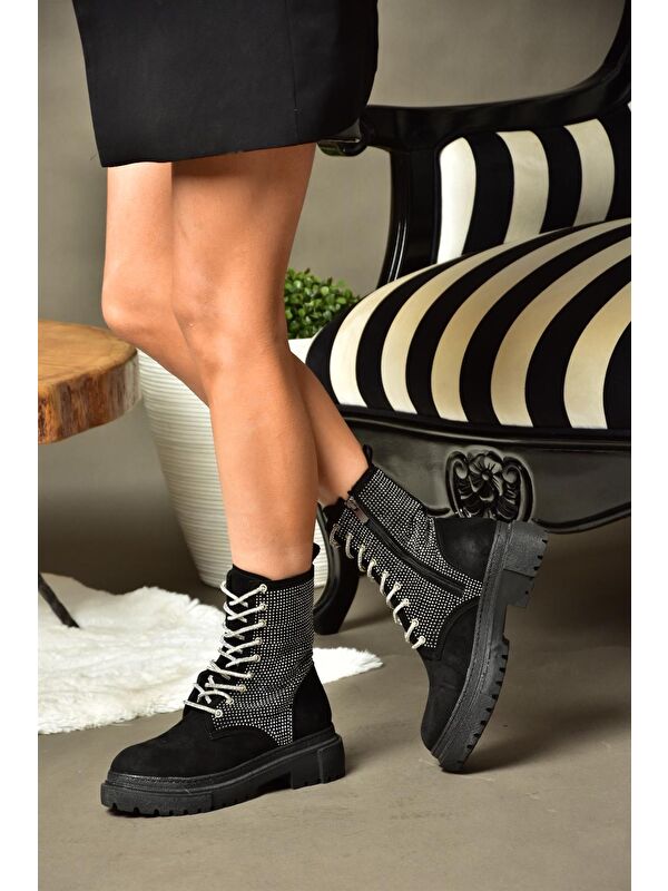 R7265436 Siyah Kadın Bot - Görsel 5