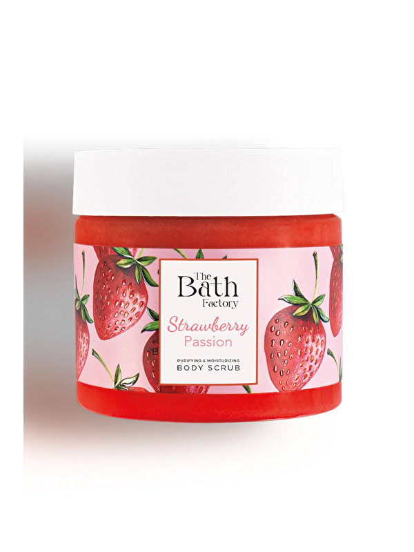 The Bath Factory Nemlendirici Ve Arındırıcı Vücut Peelingi - Çilek Aromalı 300gr