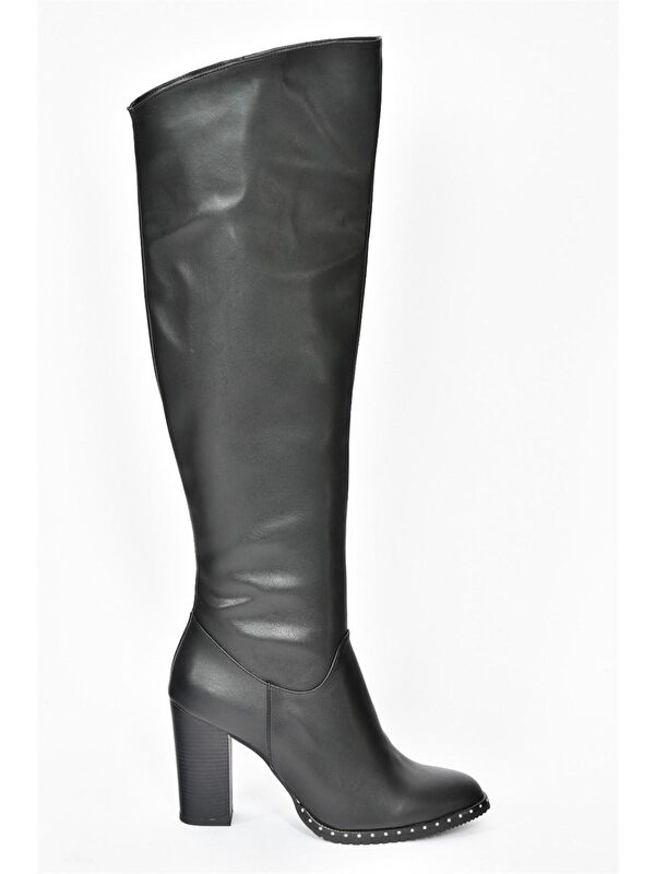 L6546180 Siyah Kadın Çizme - Görsel 6