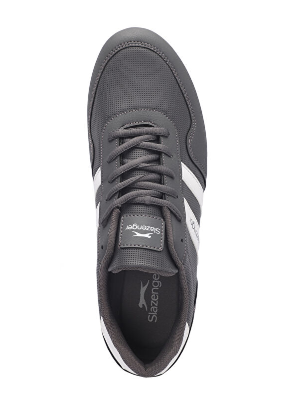 Erkek Sneaker Ayakkabı Koyu Gri / Beyaz - Görsel 6