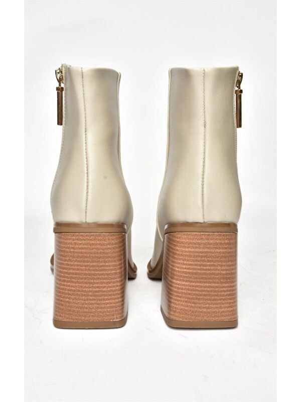 R5181013 Bej Kadın Bot - Görsel 5