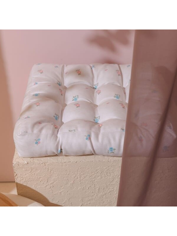 Evidea Soft Lora Sandalye Minderi - Ekru - 40x40 cm
