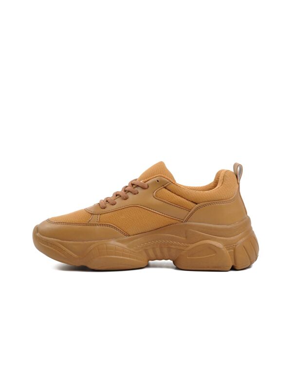 Dkc2304 Ekru Kadın Sneaker - Görsel 3