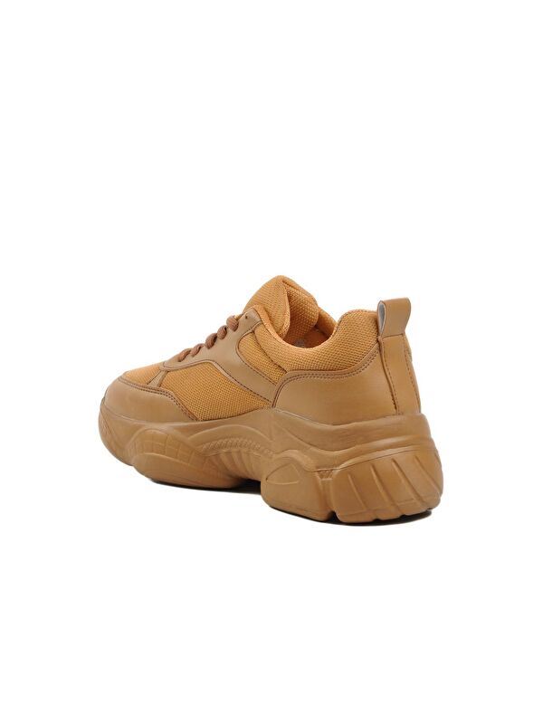Dkc2304 Ekru Kadın Sneaker - Görsel 5