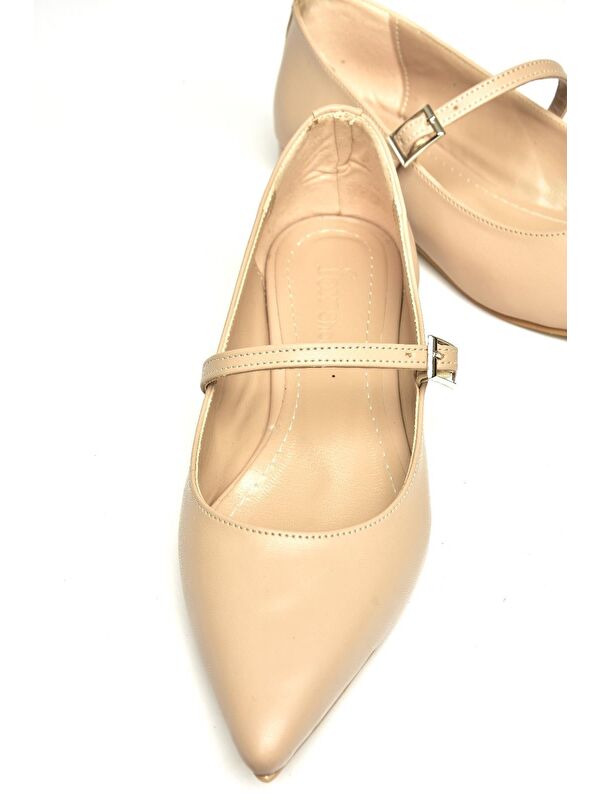 Fox Shoes U7255122 Ten Kadın Babet