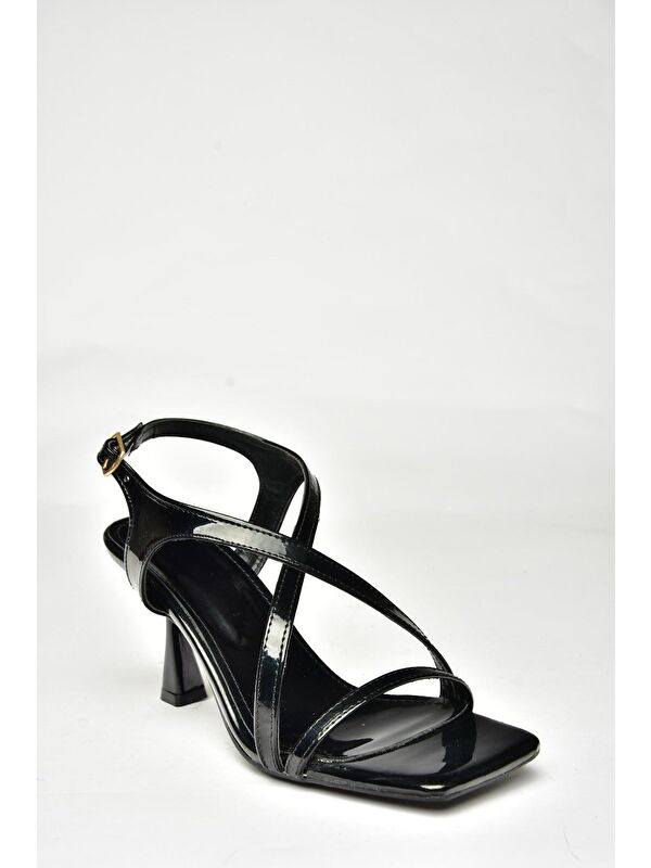 U5187175 Siyah Kadın Topuklu Ayakkabı - Görsel 3