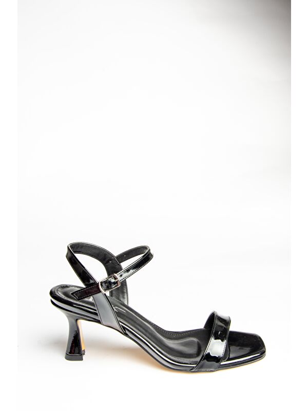 U5695199 Siyah Kadın Topuklu Ayakkabı - Görsel 2