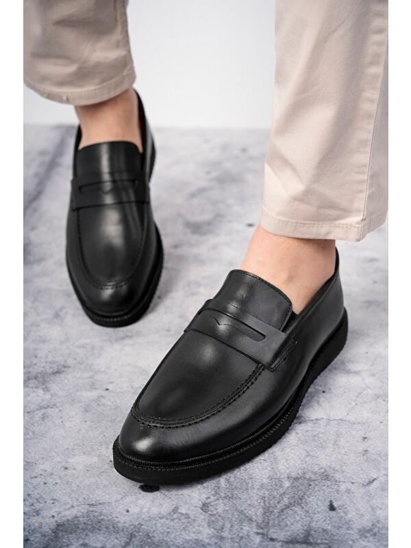 Jones Erkek Günlük Klasik Hakiki Deri Casual Rahat Ortopedik Ayakkabı - Görsel 4