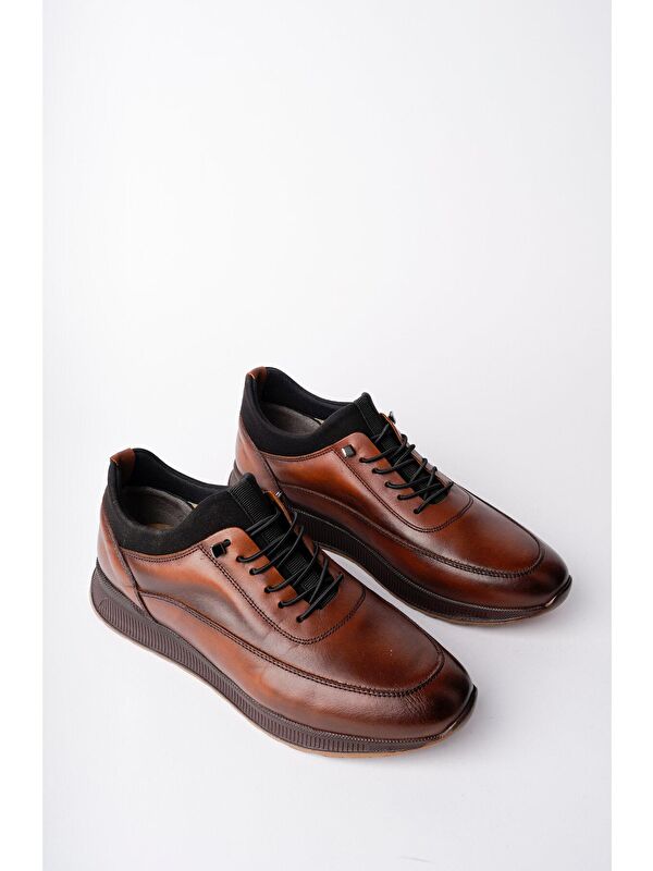 Fire Erkek Günlük Klasik Hakiki Deri Casual Rahat Ortopedik Ayakkabı - Görsel 5