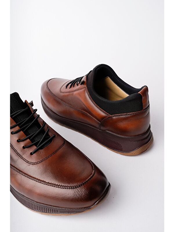 Fire Erkek Günlük Klasik Hakiki Deri Casual Rahat Ortopedik Ayakkabı - Görsel 6