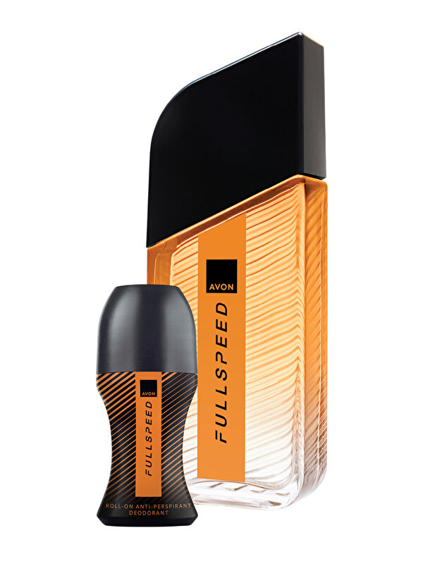 AVON Full Speed Erkek Parfüm Edt 75 ml ve Full Speed Erkek Roll On 50 ml Paketi