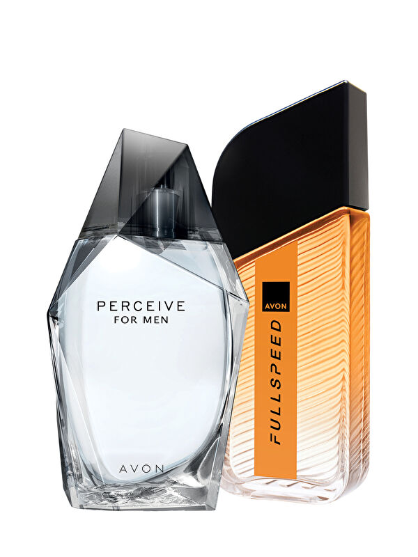 AVON Perceive Erkek Parfüm 100 ml ve Full Speed Erkek Parfüm 75 ml İkili Paket