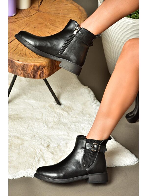 R3740502 Siyah Kadın Bot - Görsel 4