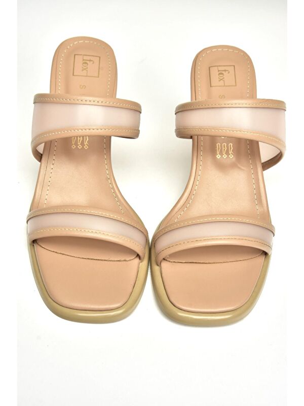 U5182803 Ten Kadın Topuklu Terlik - Görsel 4