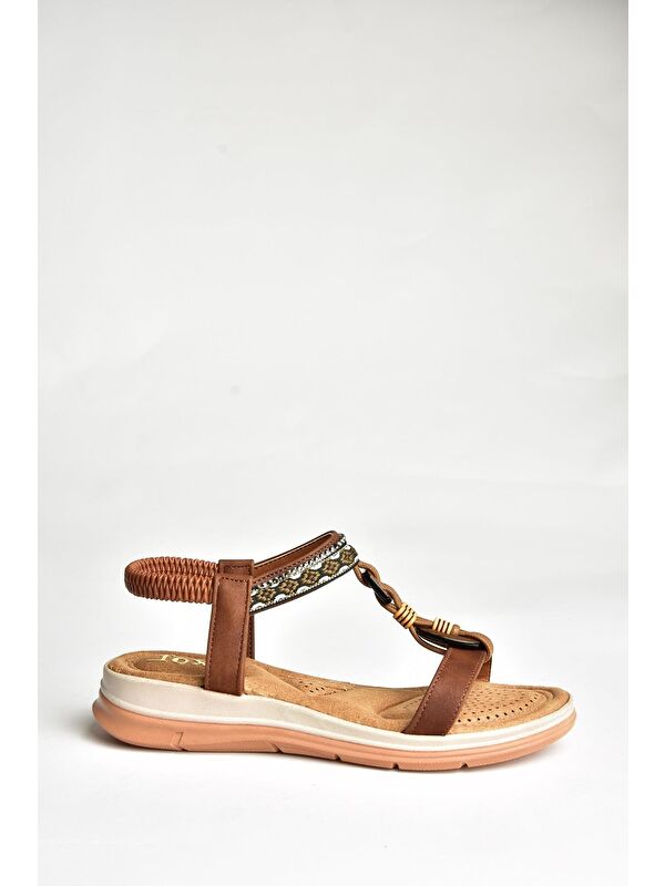 U2586168 Taba Kadın Sandalet - Görsel 2