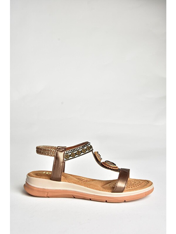 Fox Shoes U2586136 Bakır Kadın Sandalet