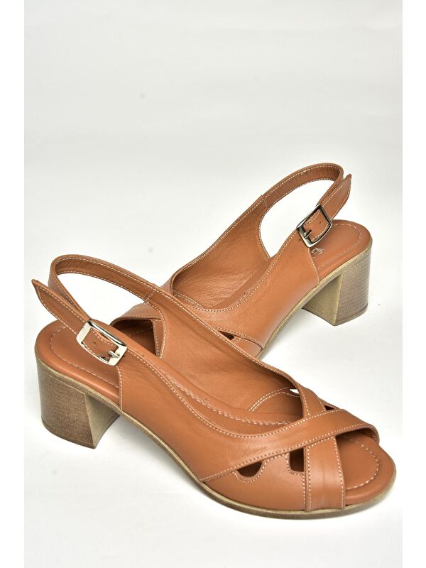 P5554542 Taba Kadın Sandalet - Görsel 2