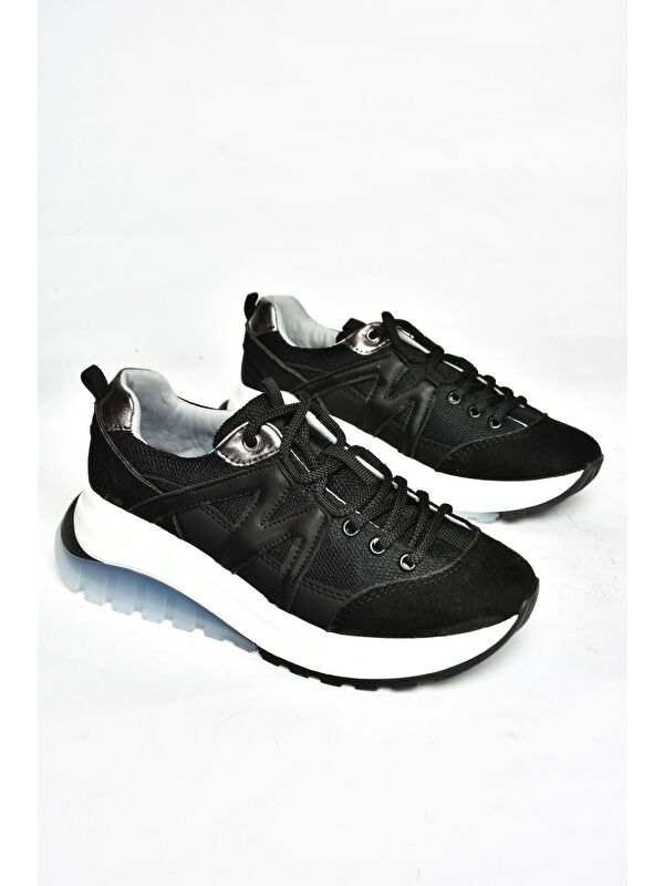 S9731130 Siyah Kadın Sneakers - Görsel 4