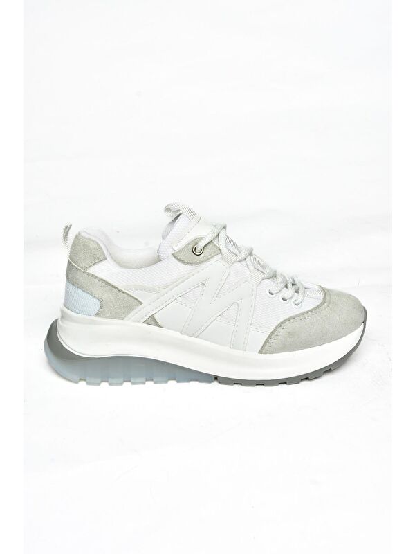 S9731130 Beyaz Kadın Sneakers - Görsel 2