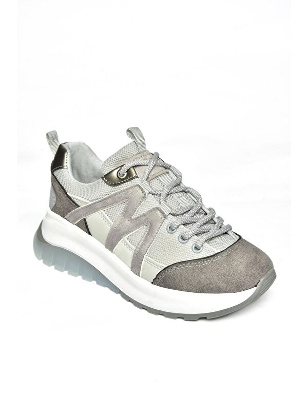 S9731130 Gri Kadın Sneakers - Görsel 3