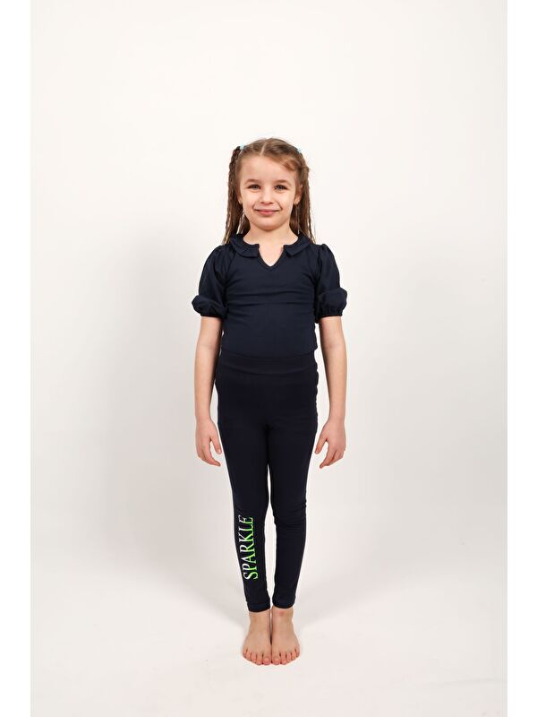 Toontoykids Kız Çocuk Baskılı Tayt