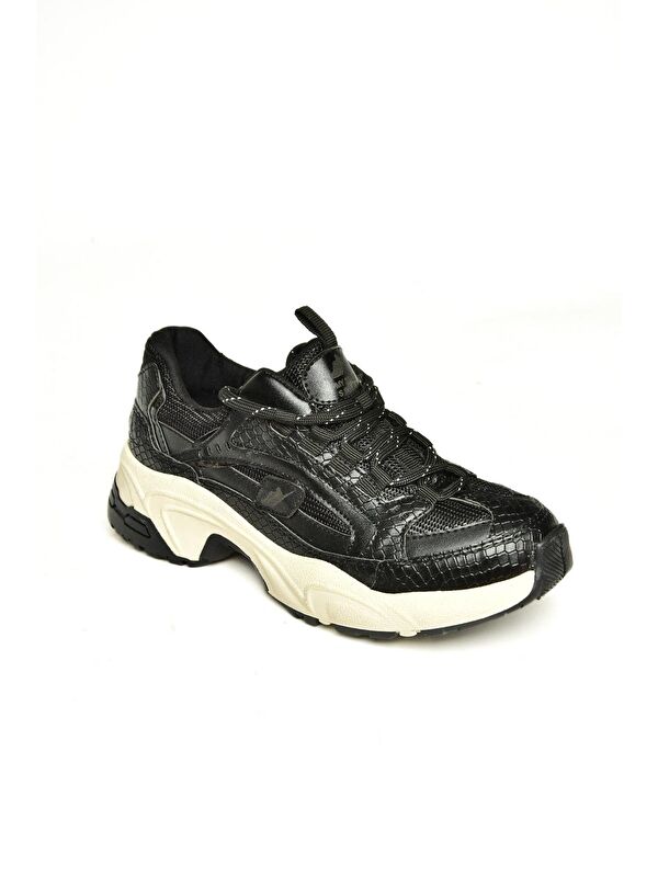 U3124142 Siyah Kadın Sneakers - Görsel 2