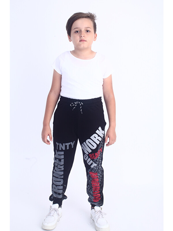 Toontoykids Erkek Çocuk Stronger Tnty Baskılı Eşofman Alt