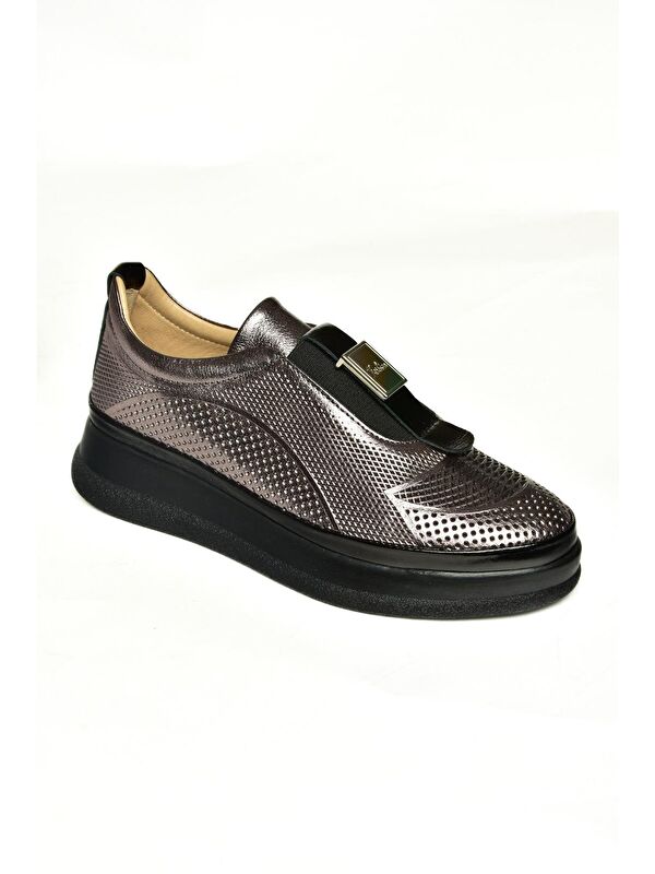 U5551306 Platin Kadın Ayakkabı - Görsel 3