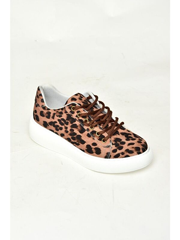 P6020450 Taba Kadın Sneakers - Görsel 2