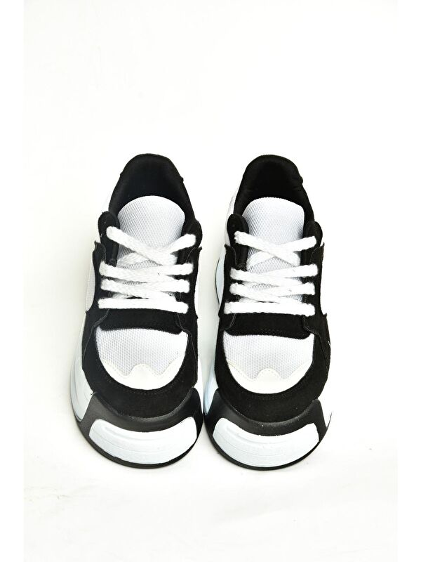 U9732190 Siyah Kadın Sneakers - Görsel 4