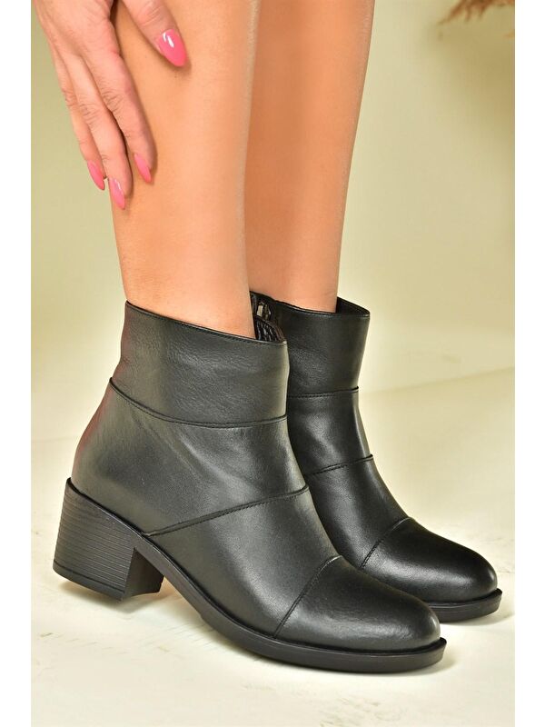 N5557030 Siyah Kadın Bot - Görsel 2