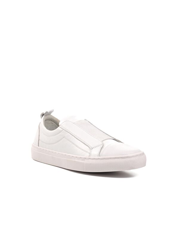 Rcdl 4215 Beyaz Hakiki Deri Erkek Casual Ayakkabı - Görsel 4