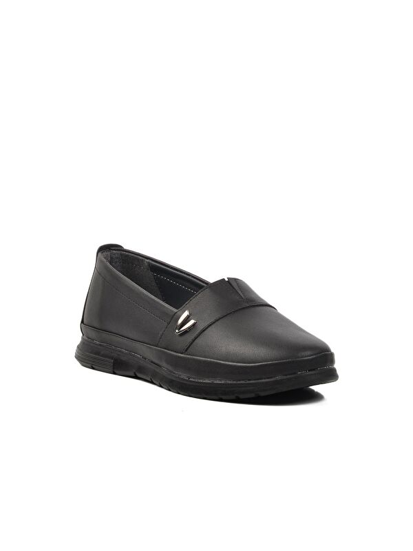 Siyah Kadın Anatomik Ayakkabı 673459 - Görsel 4