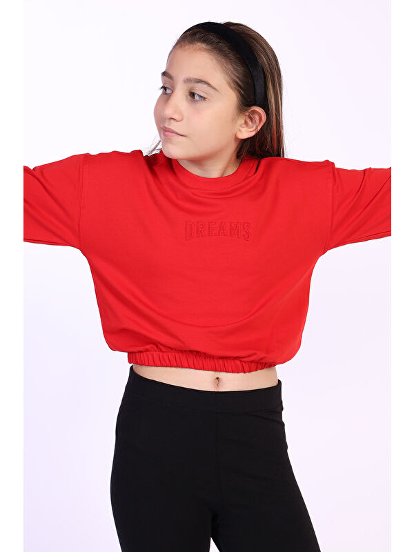 Toontoykids Kız Çocuk Dreams Nakışlı Sweatshirt