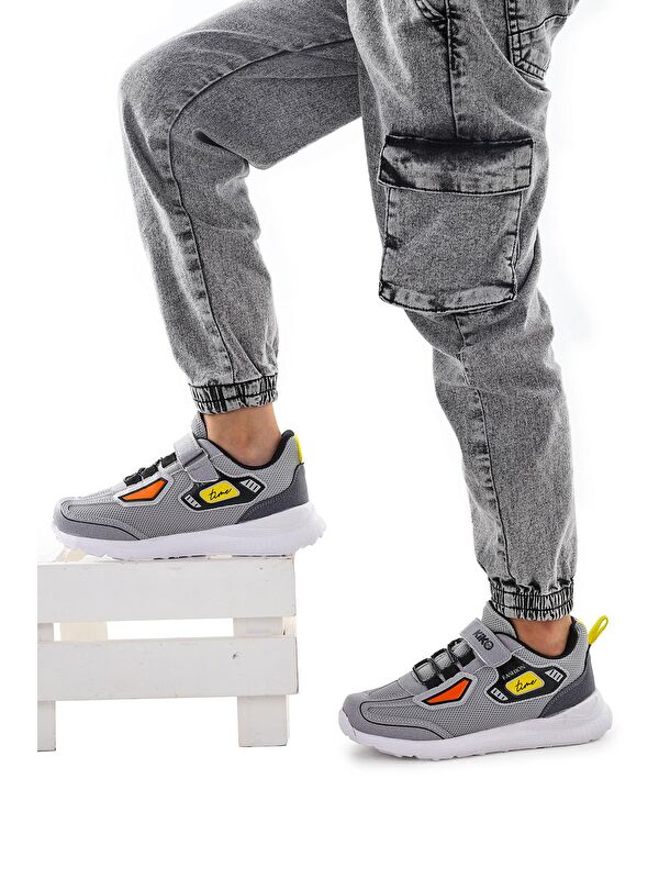 Cırtlı Fileli Erkek Çocuk Spor Ayakkabı 3003 - Görsel 4