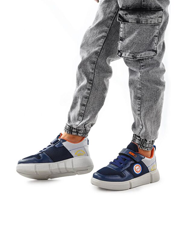 Cırtlı Fileli Erkek Çocuk Spor Ayakkabı 3011 - Görsel 4