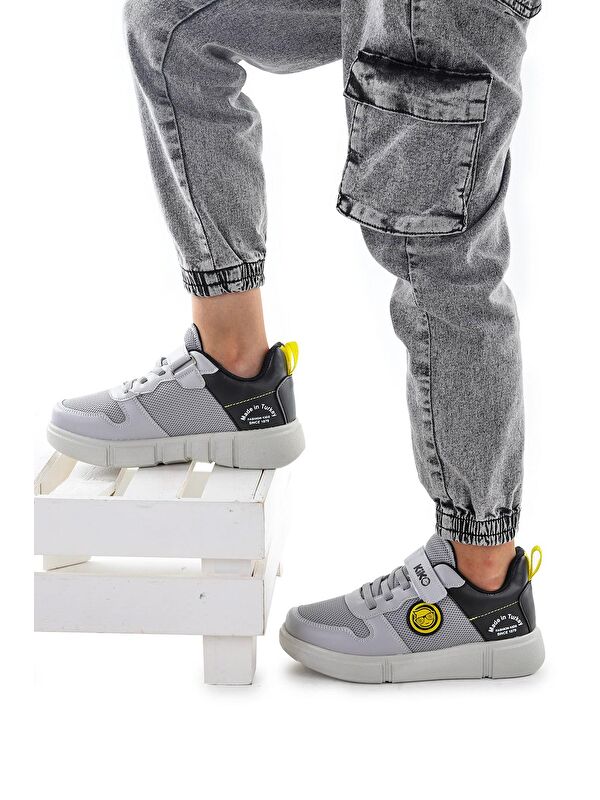 Cırtlı Fileli Erkek Çocuk Spor Ayakkabı 3011 - Görsel 4